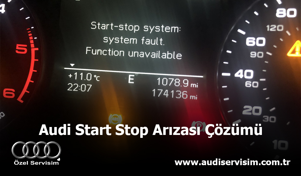 Audi Start Stop Arızası Çözümü